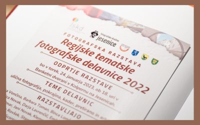 RAZSTAVA: odprtje razstave – REGIJSKE TEMATSKE FOTOGRAFSKE DELAVNICE 2022