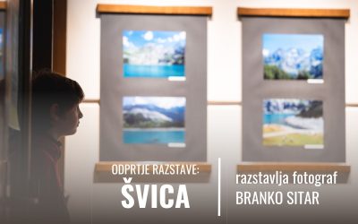 RAZSTAVA: odprtje razstave ŠVICA – Branko Sitar