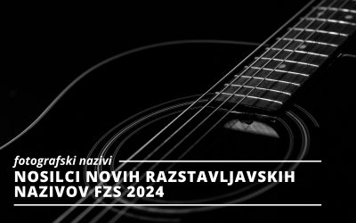 NAZIVI 2024: Nosilci novih razstavljavskih nazivov